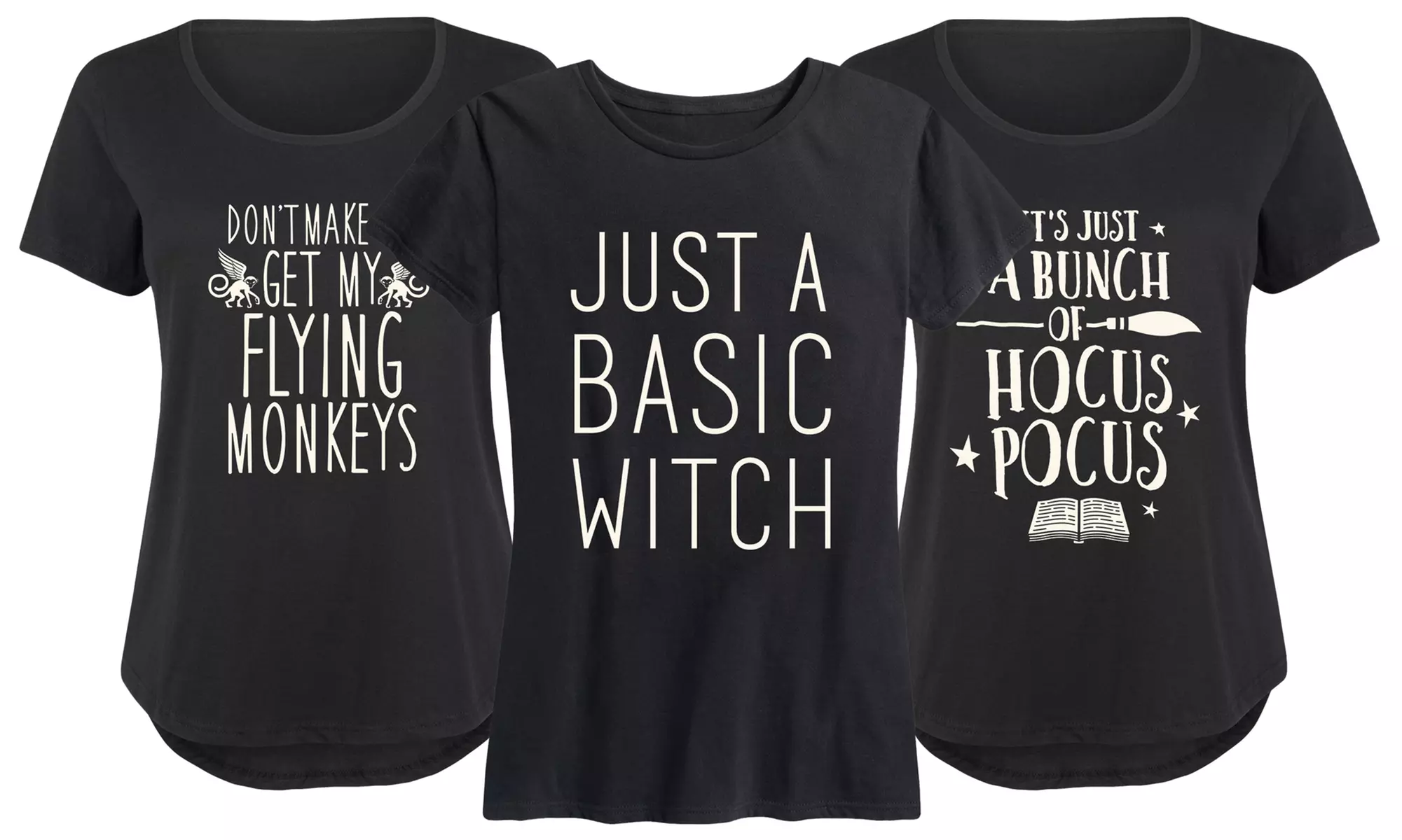 Women's Funny Glow In The Dark Halloween Tee. Plus Sizes Available. - Primary Image