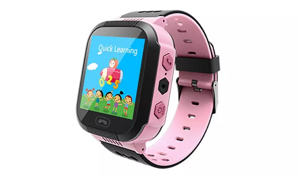 Kinder-Smartwatch mit SOS-Funktion, GPS, Anruffunktion und Kamera in der Farbe nach Wahl inkl. Versand - Second Medium