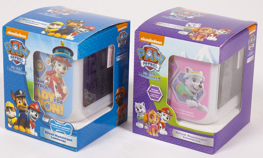 Image 5: Paw Patrol Digital Alarm Clock