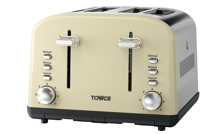 Image 23: Tower Microwave, Kettle and Toaster