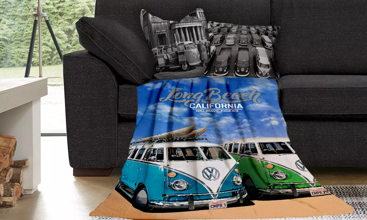 Couverture Polaire avec impression Volkswagen - Primary Image