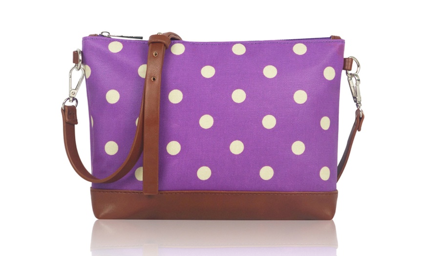 Image 4:  Printed Canvas Cross-Body Bags