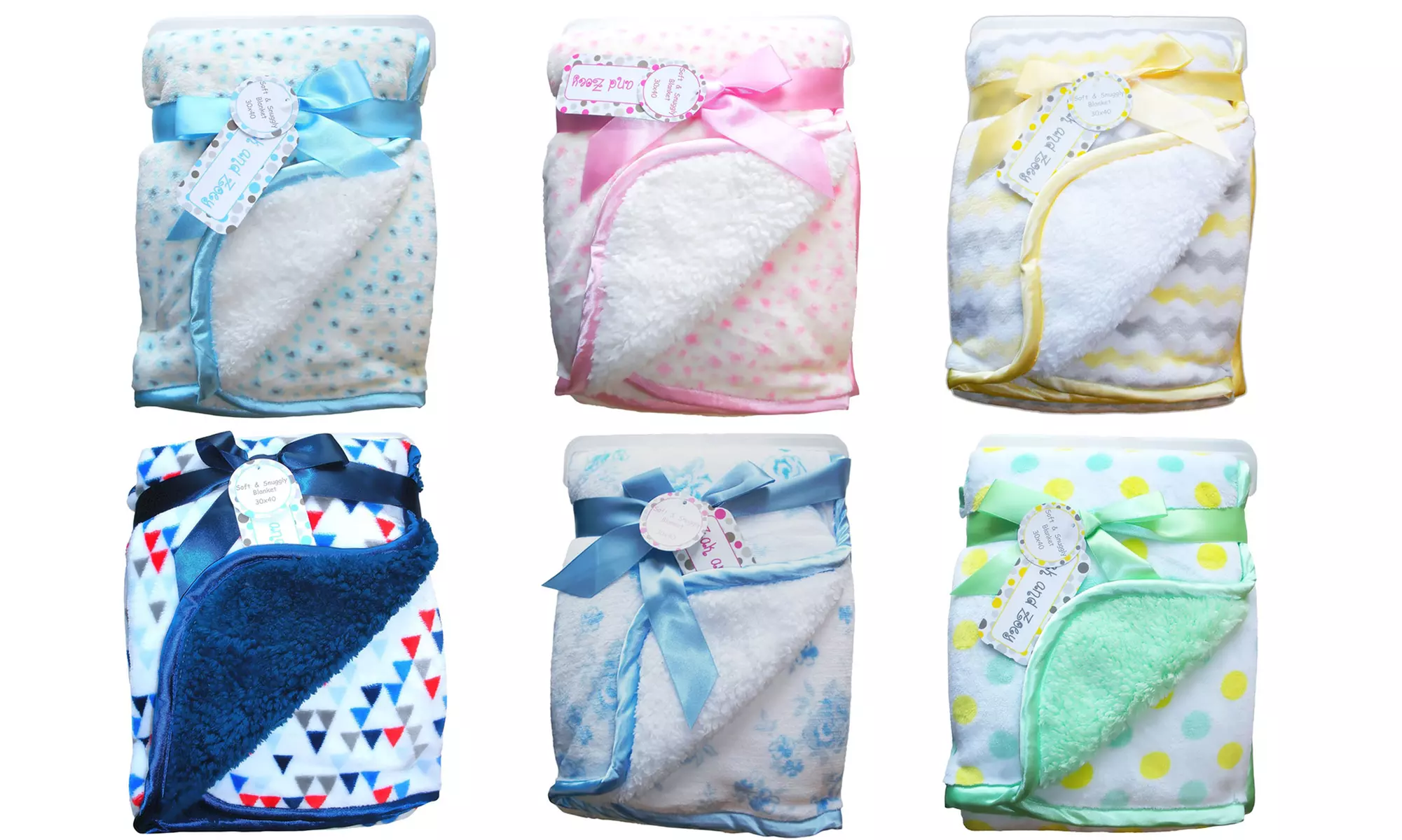 Zak & Zoey Ultra-Soft Sherpa Baby Blanket - Primary Image