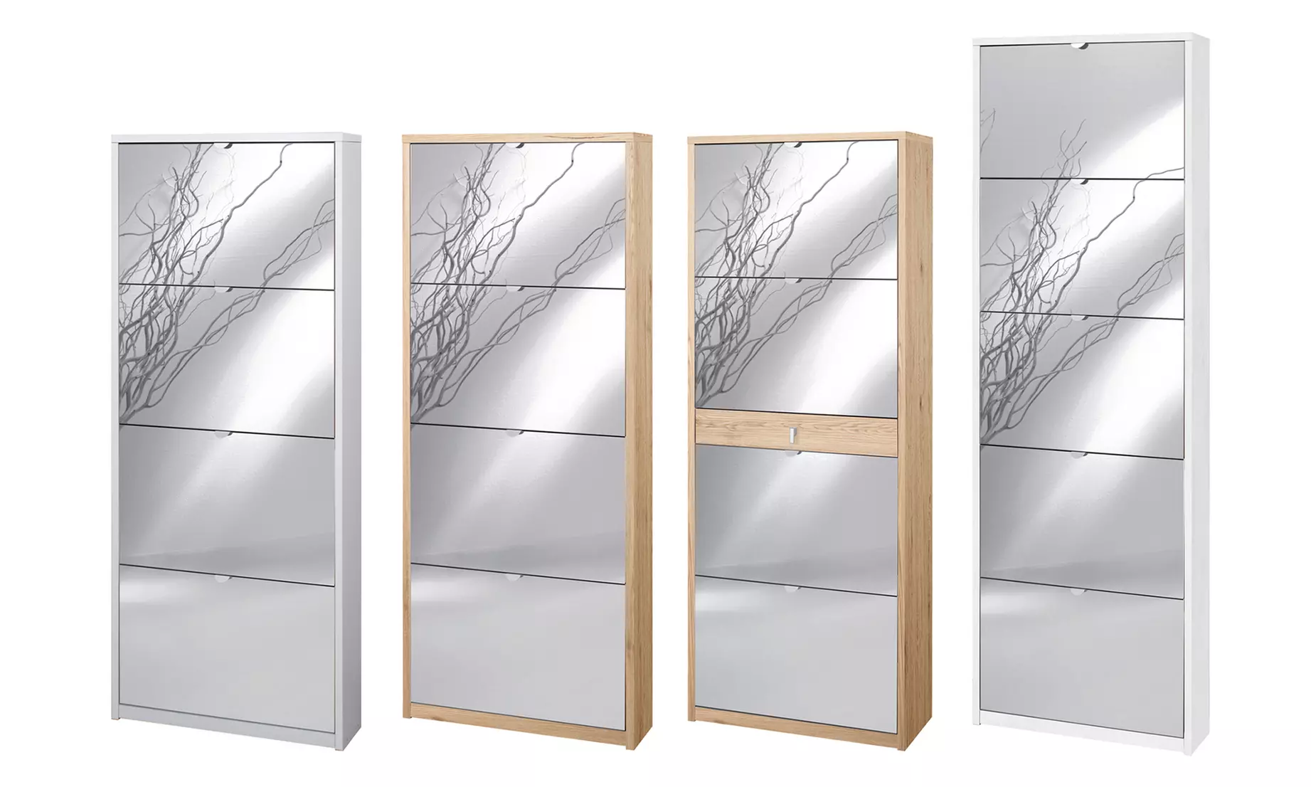 Scarpiera con specchio incorporato, disponibile in 4 modelli e 5 colori - Primary Image