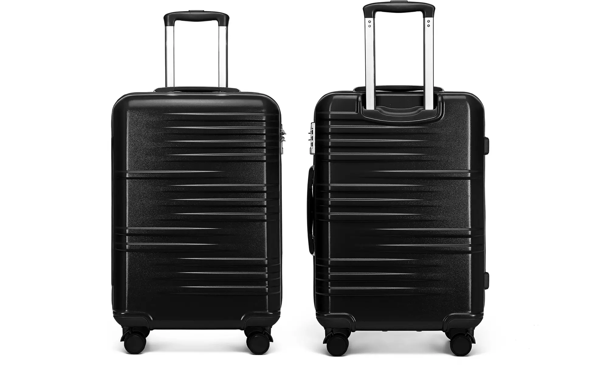 One- or Three-Piece British Traveller ABS Suitcase with Lock