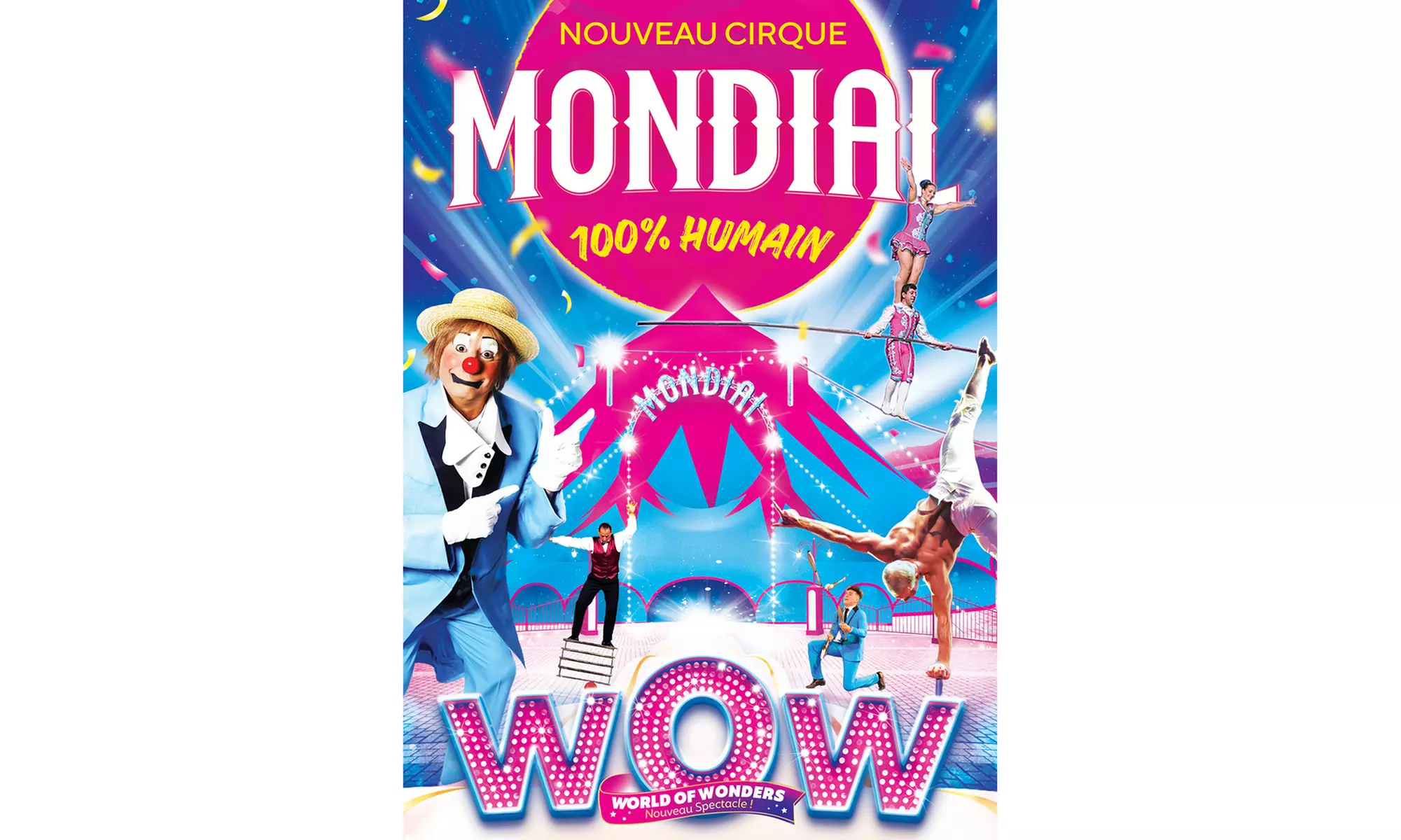 1 place pour Le Cirque Mondial 100% Humain à Grenoble, date et catégorie au choix (jusqu'à 26% de réduction) - Primary Image