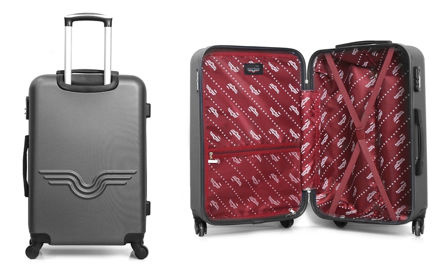 Image 19: Three American Travel Suitcases