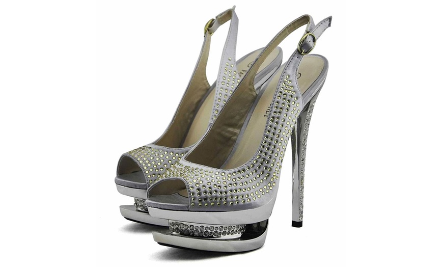 Image 11: Double Platform High Heel Shoes