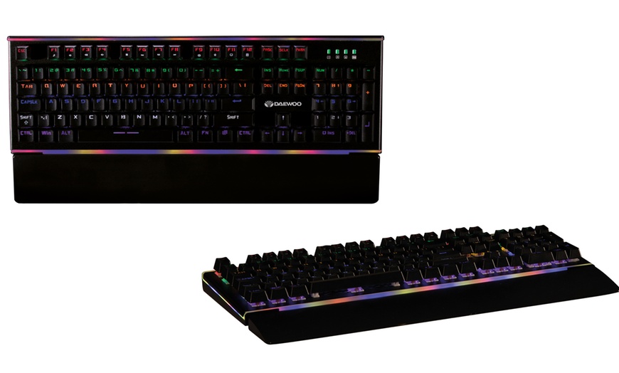 Image 1: Daewoo Mechanical Gaming Keyboard with Number Pad