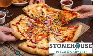 Stonehouse Pizza & Carvery 2 Course for 2 & Up to 2 children 