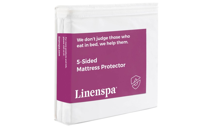 linenspa 5-sided mattress protector