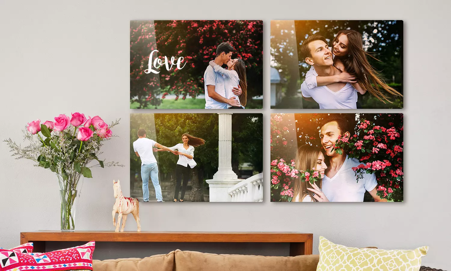One, Two, Three, or Four Personalized Metal Photo Prints from Printerpix (Up to 93% Off) - Primary Image