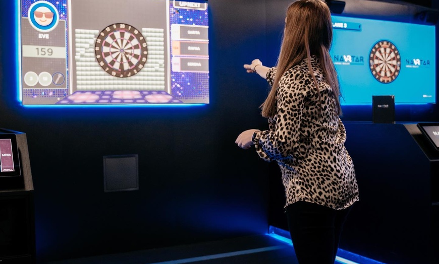 Image 10: 30 or 60 minutes Augmented Reality Social Darts at Navrtar