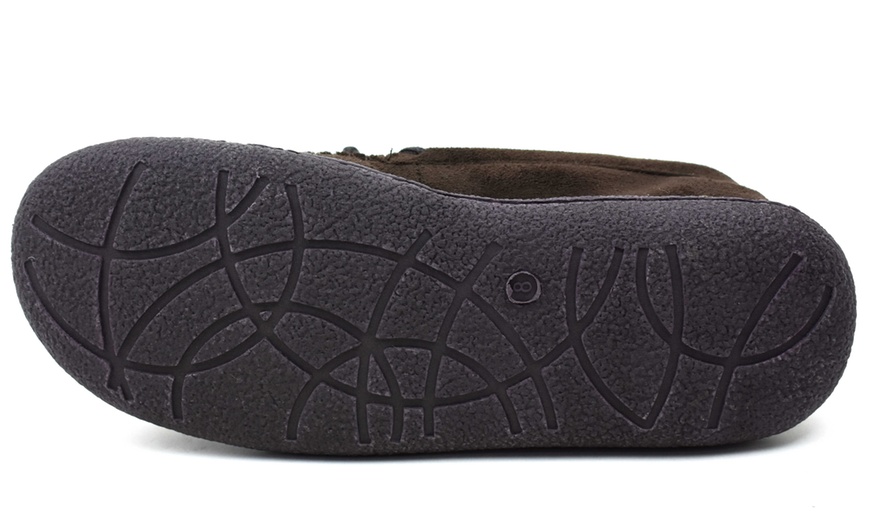 Image 17: Men's Fleece-Lined Slippers