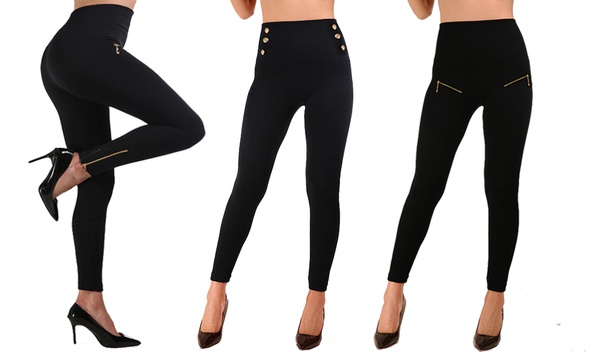 One Or Two Pairs Of Women S Fleece Lined Leggings