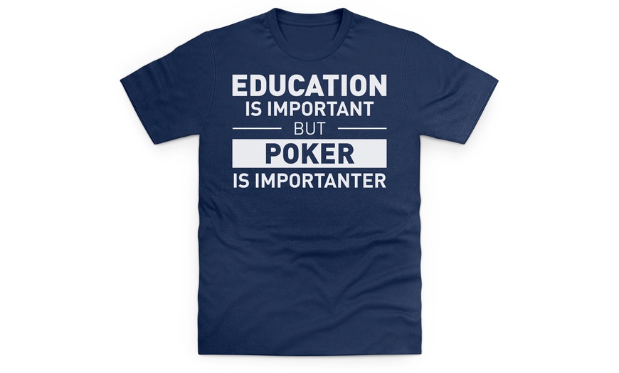 Image 9: Men's Poker-Themed T-Shirts