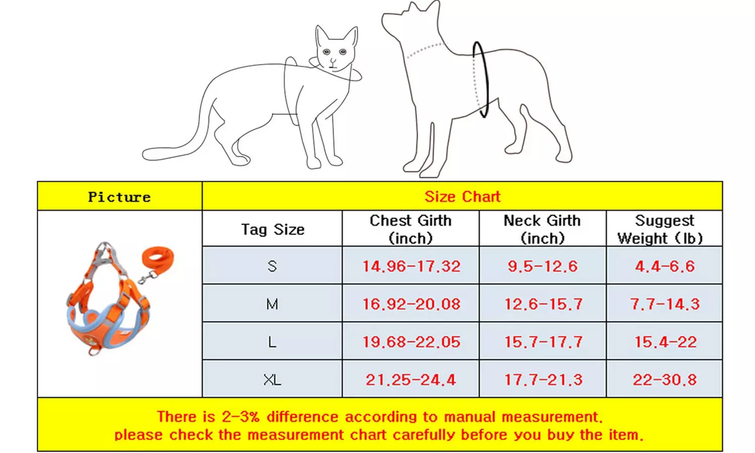 Dog Harness Leash Set with Collar Reflective No Pull for Small Dogs