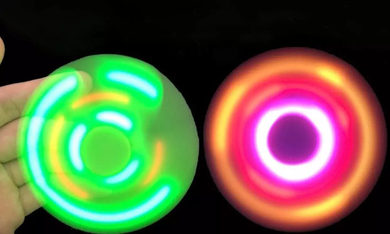 LED Fidget Spinner with Bluetooth Speakers (1, 2, 3, or 4-Pack) - Second Medium
