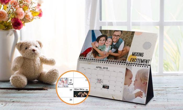 Custom Desk Calendars Photobook Canada Groupon