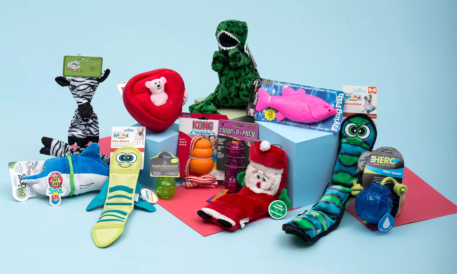 1 Month of Dog Toy, Chews, and Treats Subscription Box from Doggy Loot (50% Off) - Primary Image