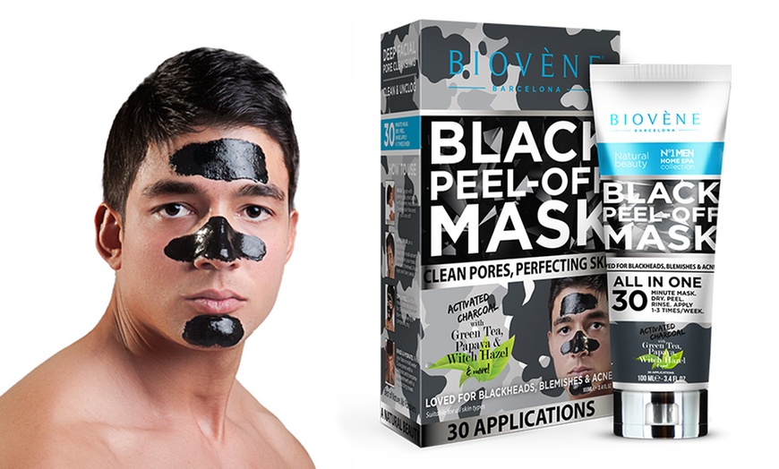 Image 1: Biovene Black Mask for Men