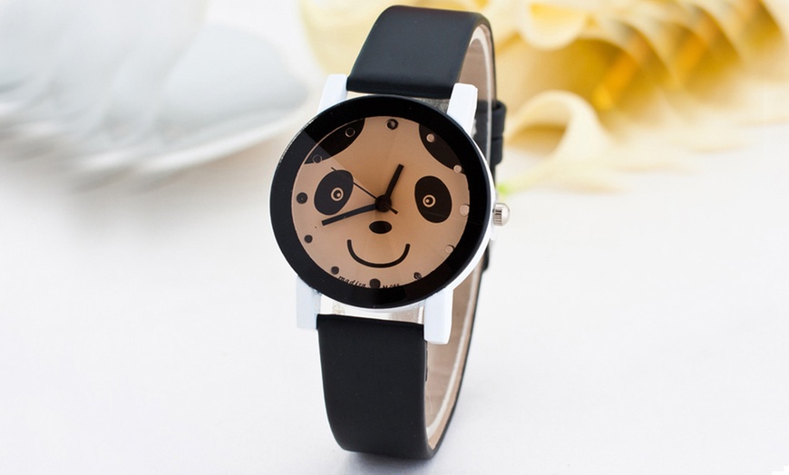 Image 2: Unisex Panda Dial Watch