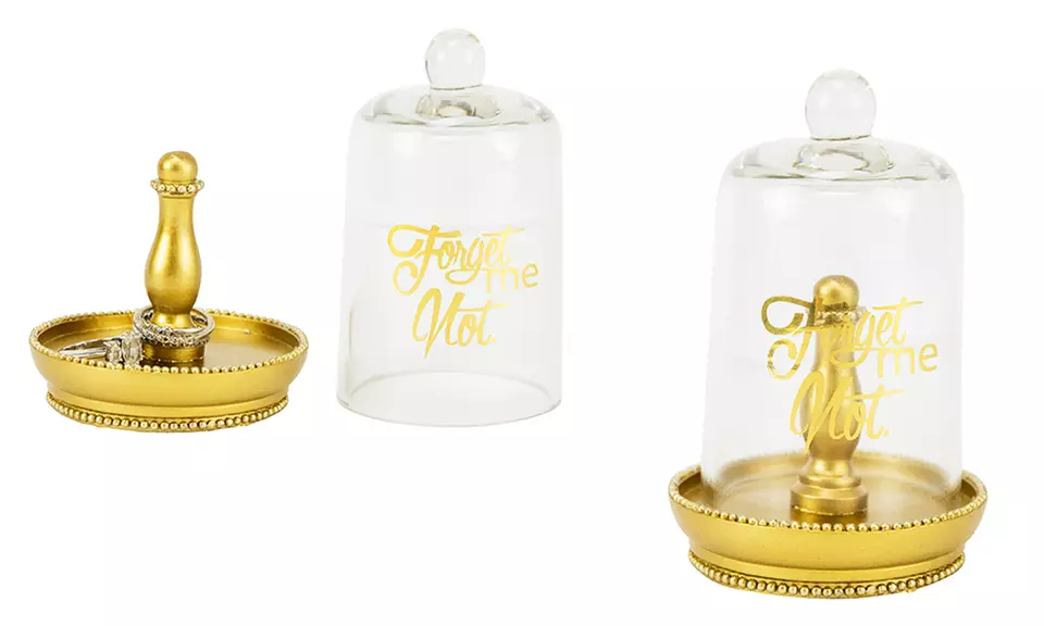 Glass Dome Ring Storage - Second Medium