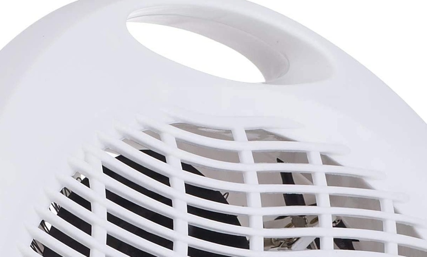 Image 3: Aspect Fan Heater 2000W - Low Energy, Upright, 2 Heat Settings 