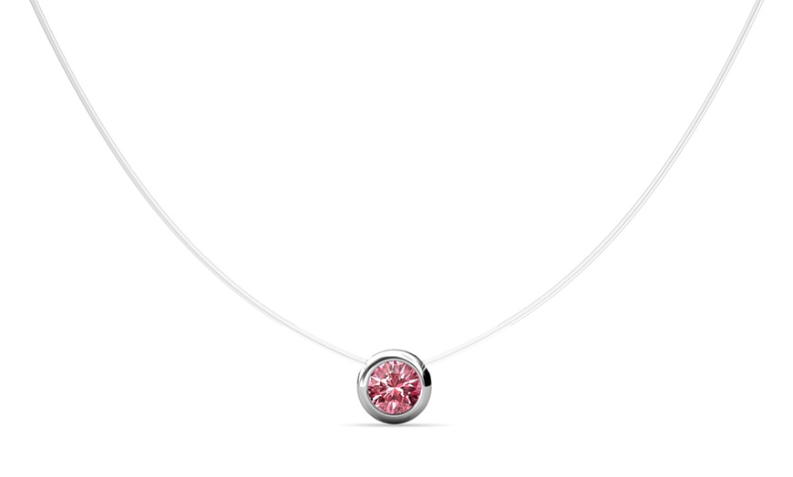 Image 20: 1, 2, 3 of 4 sieradensets met Oostenrijkse kristallen of parels