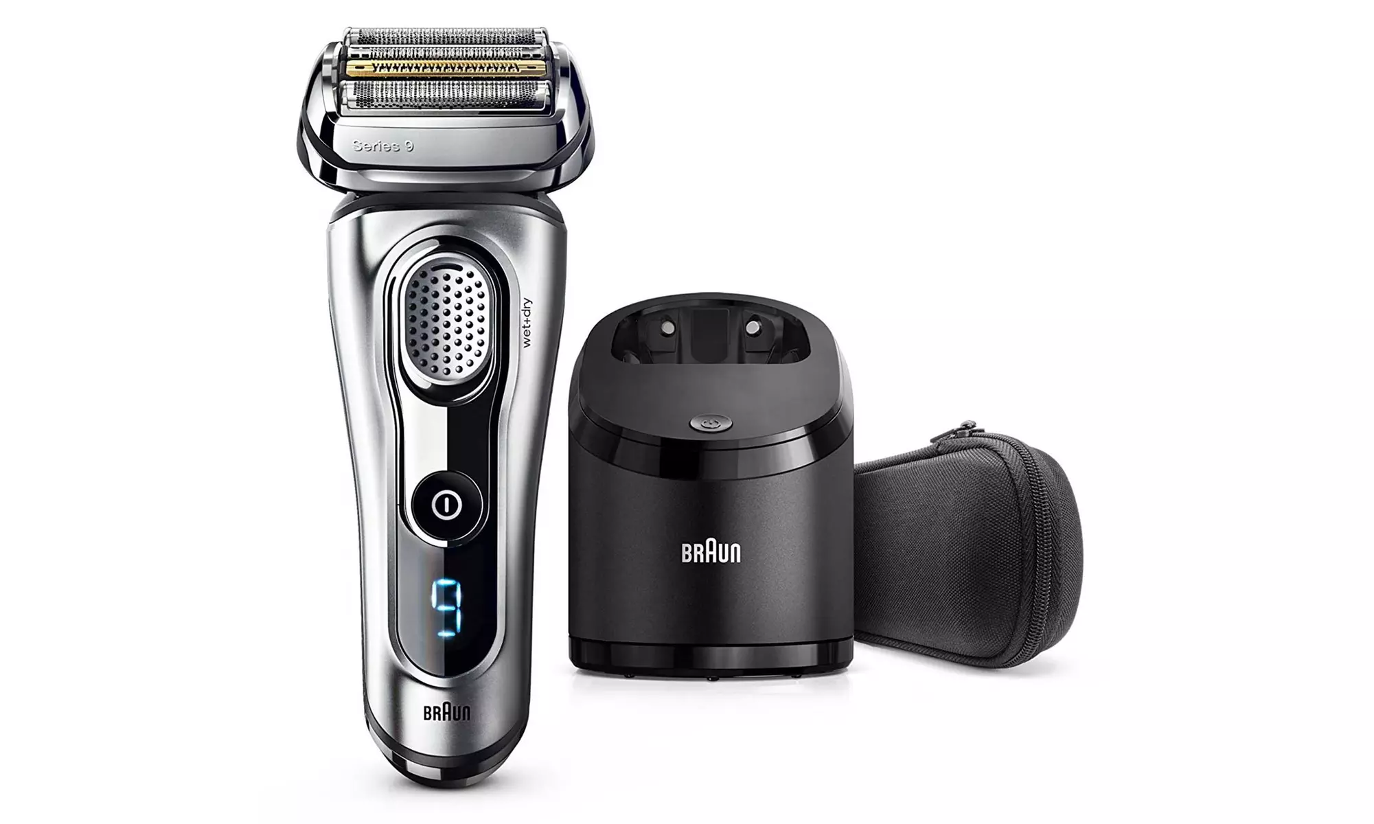 Braun Series 9 Wet & Dry Electric Silver Foil Shaver Set (6-Piece) - Primary Image