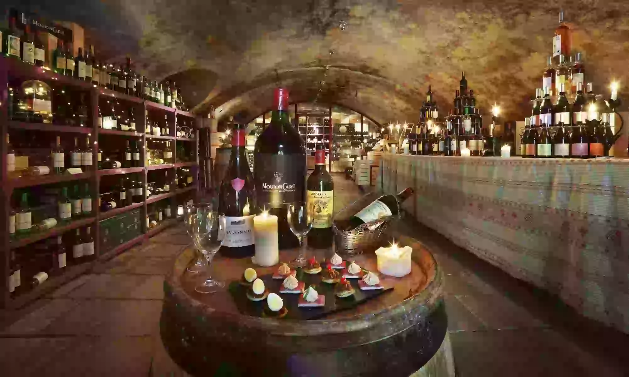 Visite, dégustation, bouteilles de rosé