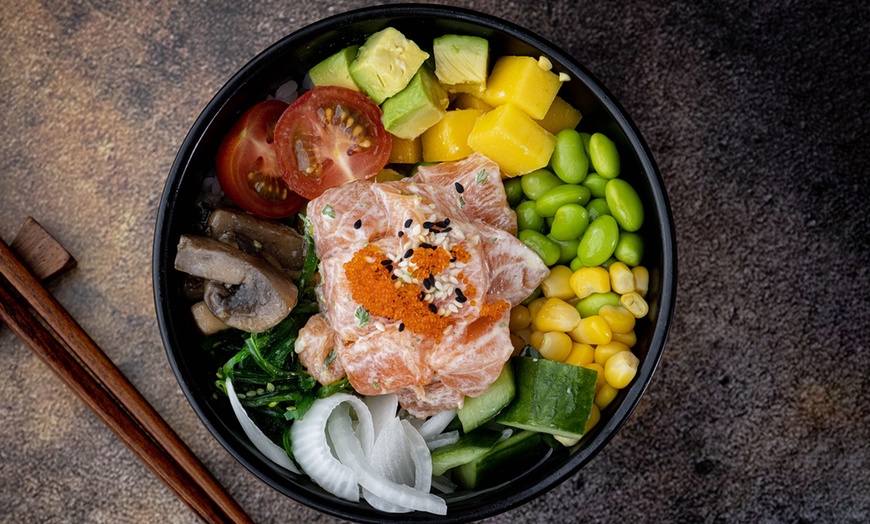 Image 15: Feast on a Choice of Poke Bowl 24Oz + Classic Ice Tea for 1, 2 or 4