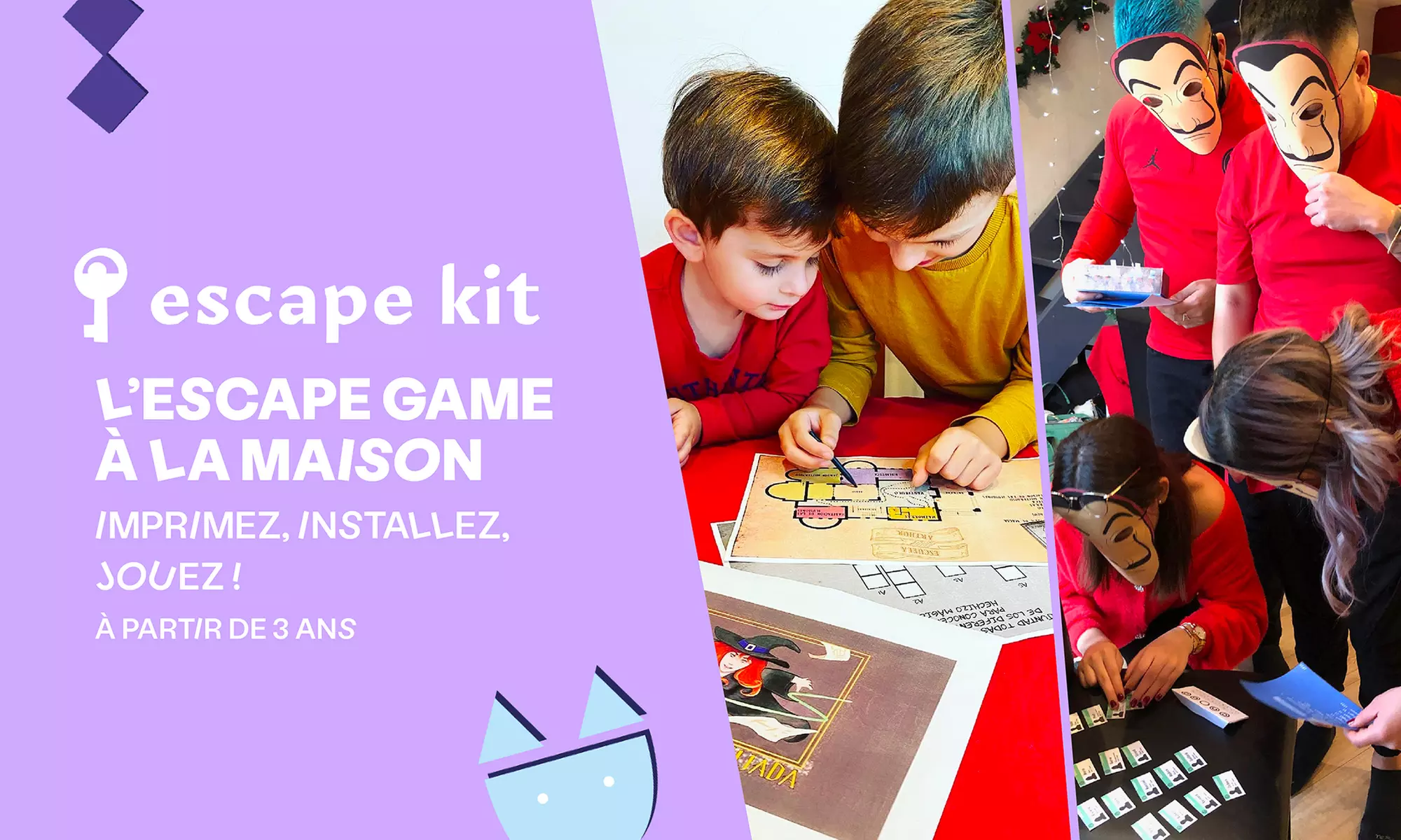 1 escape Game à la maison pour enfant ou ado/adulte au choix avec Escape Kit (jusqu'à 50% de réduction) - Primary Image