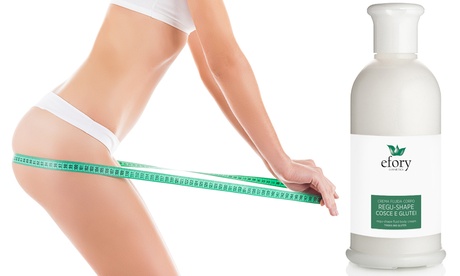 Fino a 6 creme Efory Cosmetics Regu-Shape Cosce e Glutei da 250 ml con acido ialuronico, collagene e fucus