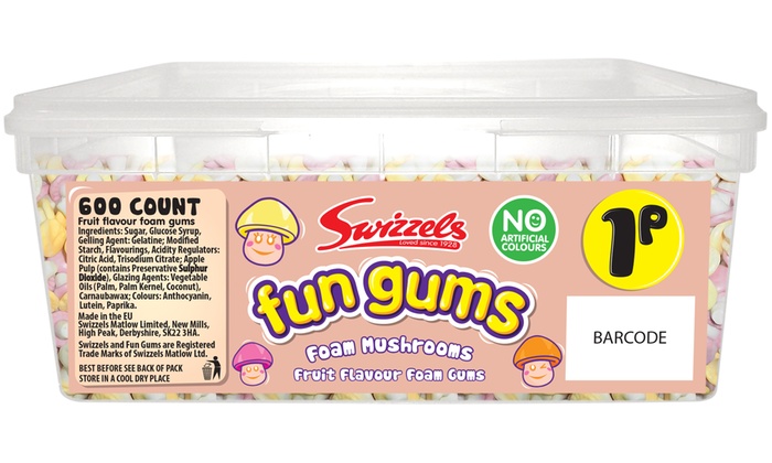 Swizzels Fun Gum Tub Groupon