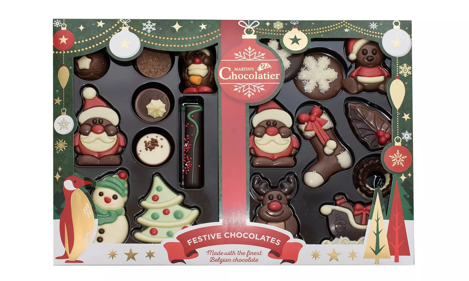 Martins Chocolatier Pralinen im Weihnachts-Motiv in der Menge nach Wahl - Primary Image