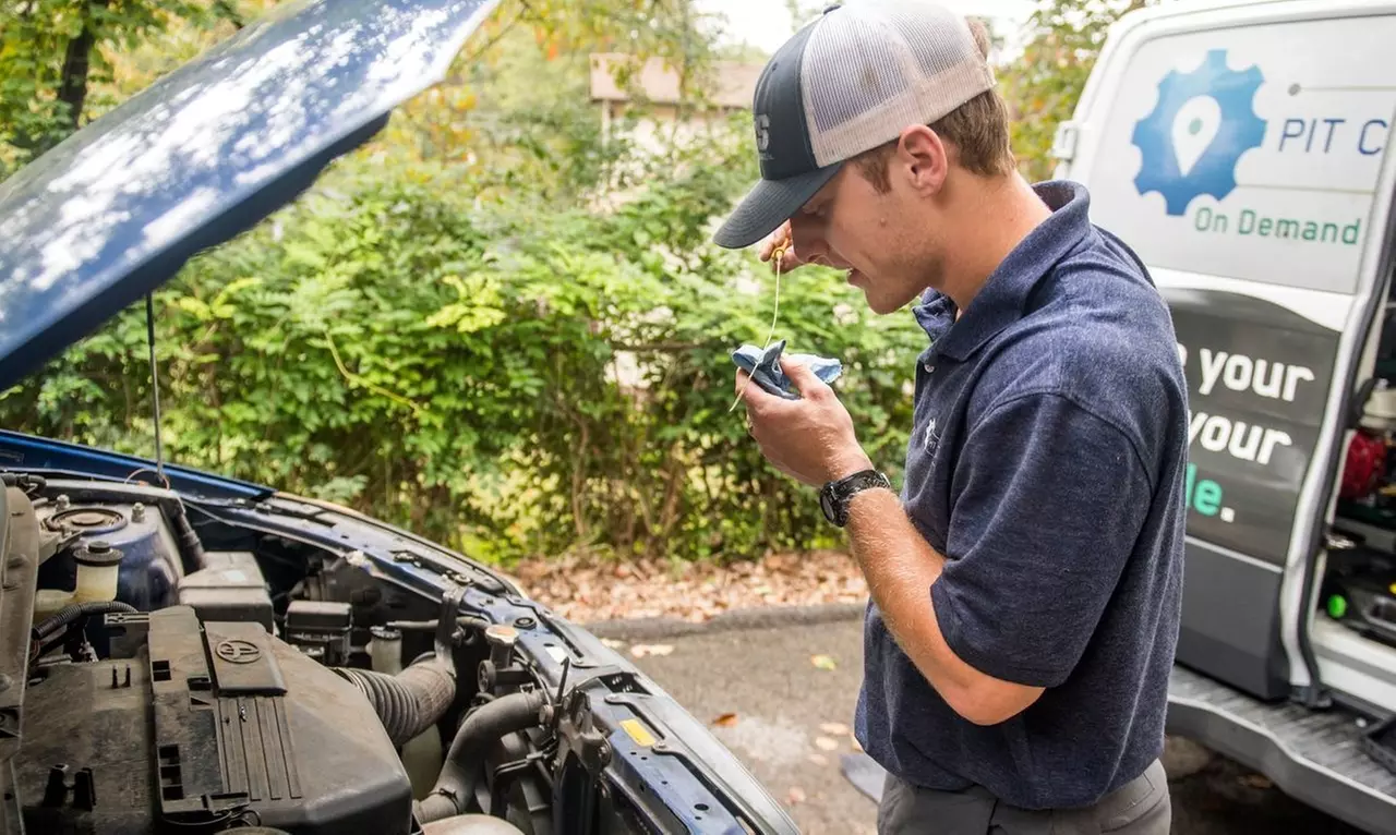 Standard or Premium Oil Change and Fluid Check Package from Pit Crew (Up to 55% Off) - Primary Image