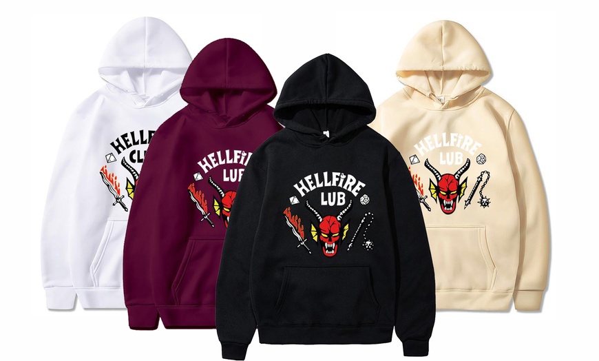 Image 1: Stranger Things Hellfire Club Hoodie