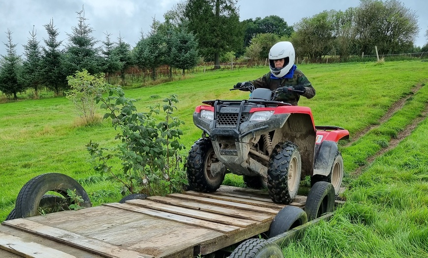 Image 3: Experience the ultimate quad biking adventure at Easterhill Farm 
