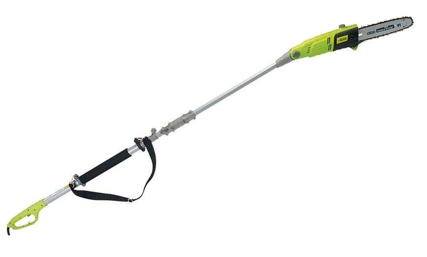 Image 2: Corded Electric Pole Chainsaw