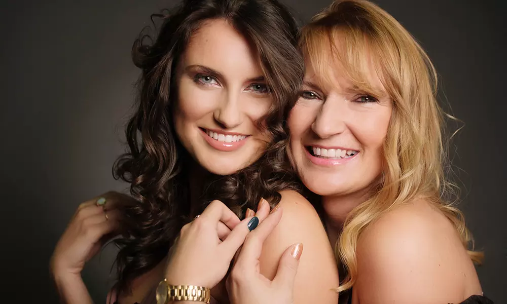 Mother and Daughter Photoshoot