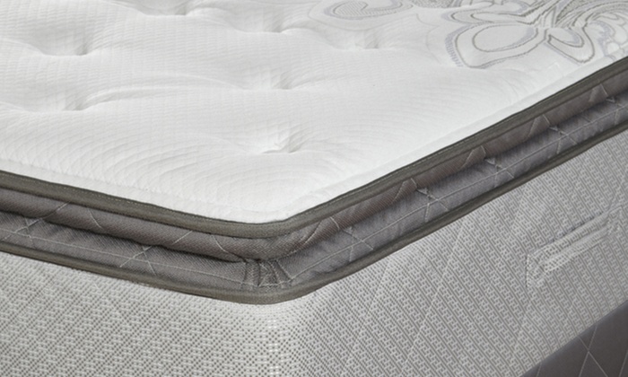 sealy queen pillow top mattress set