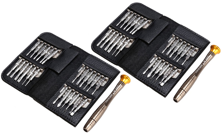 Image 8: 25-Piece Screwdriver Kit