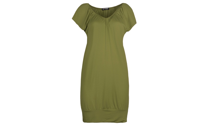 Image 6: Women's V-Neck T-Shirt Dress