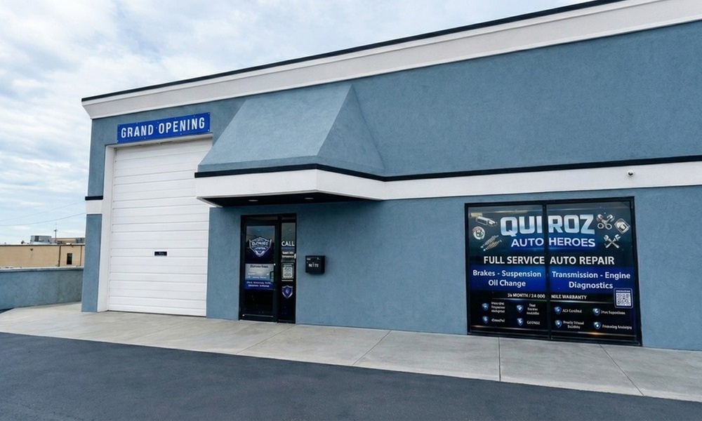 Front, Rear Brake Pad, and Rotor Service or All-Wheel Brake Pad at Quiroz Auto Heroes (Up to 34%Off)