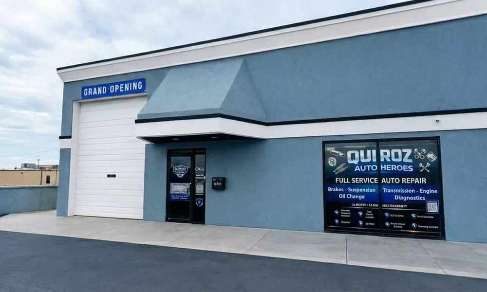 Front, Rear Brake Pad, and Rotor Service or All-Wheel Brake Pad at Quiroz Auto Heroes (Up to 34%Off)