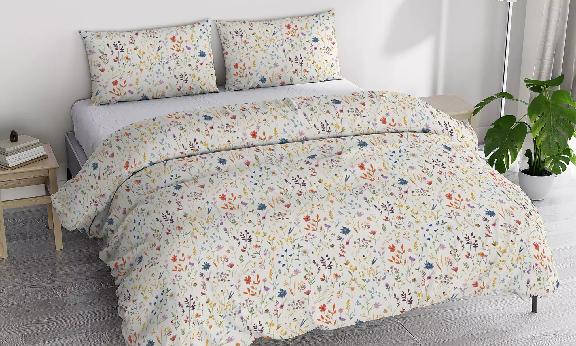 Parure copripiumino in cotone Made in Italy