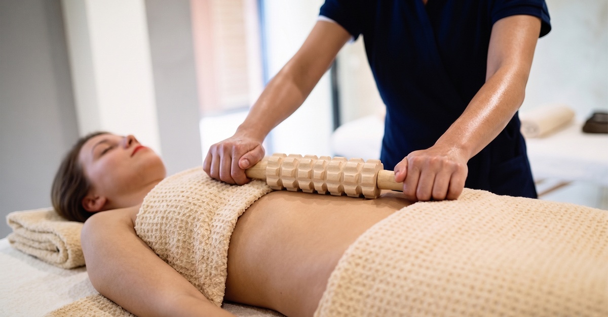 Sesiones de maderoterapia con drenaje linfático o radiofrecuencia en Madrid
