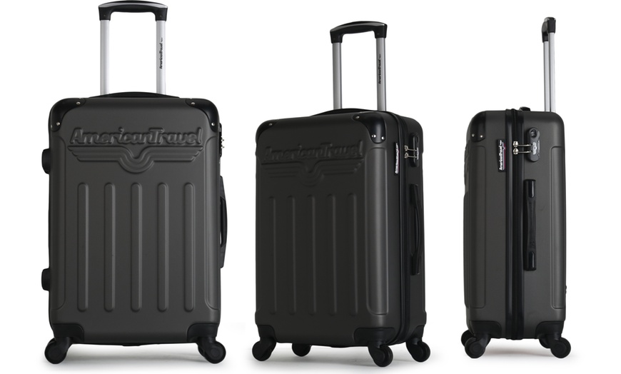 Image 6: Three American Travel Suitcases