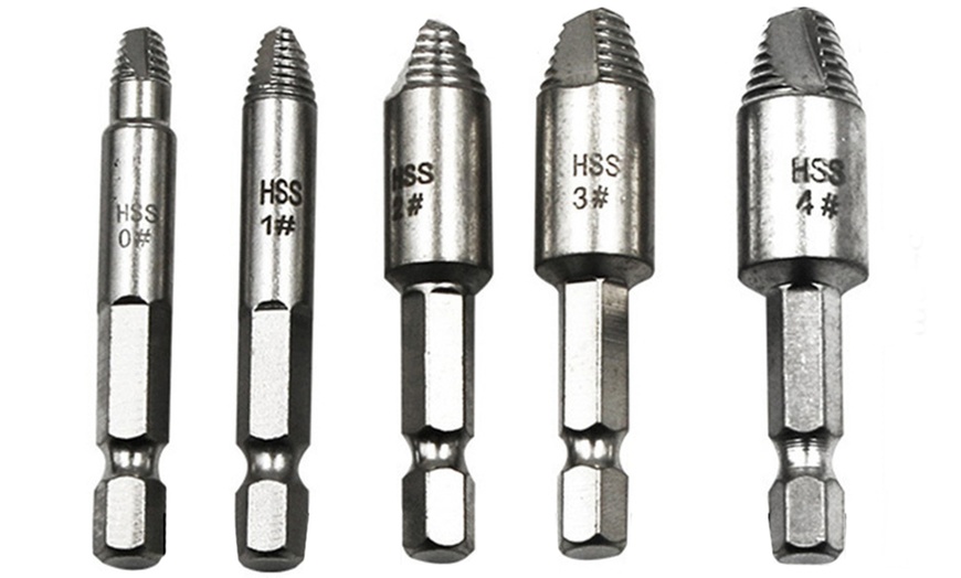 Image 2: Screw Extractor Drill Bits Set